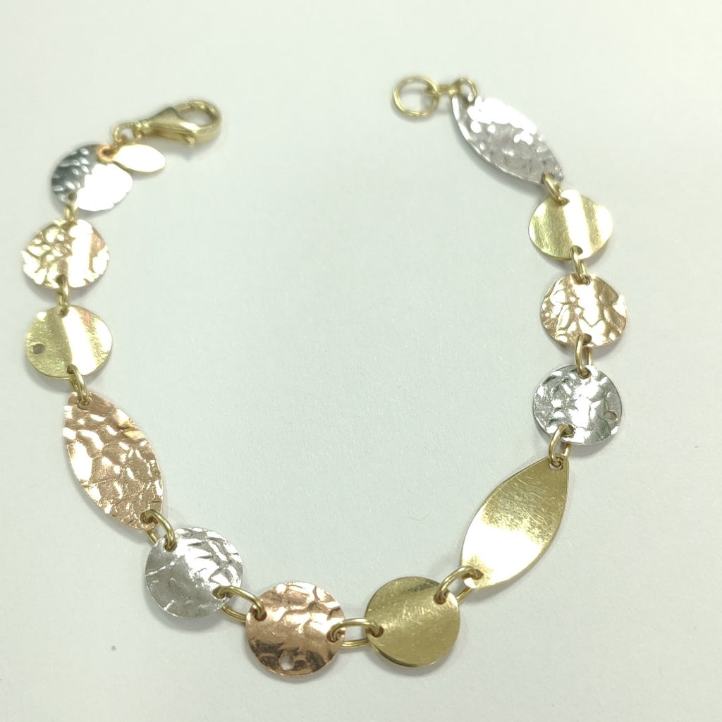 PULSERA ORO,ORO COMBINADO 14 K 6,20 GRMS (SEMINUEVO)