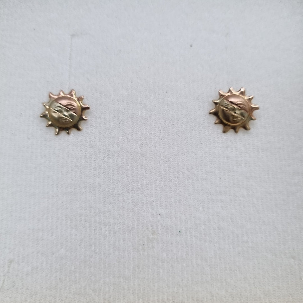 BROQUELES PAR ORO,ORO COMBINADO 10 K 0,60 GRMS (SEMINUEVO)