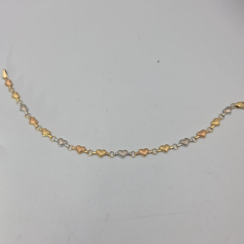 PULSERA ORO, ORO COMBINADO 14 K 3.4 GRMS (SEMINUEVO)