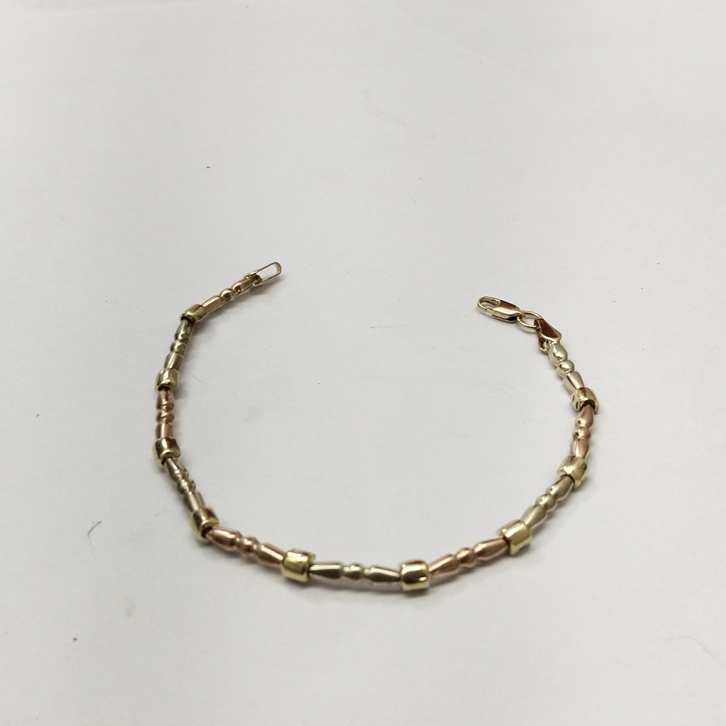 PULSERA ORO,ORO MUY BAJO,ORO COMBINADO 8 K 3,30 GRMS (SEMINUEVO)
