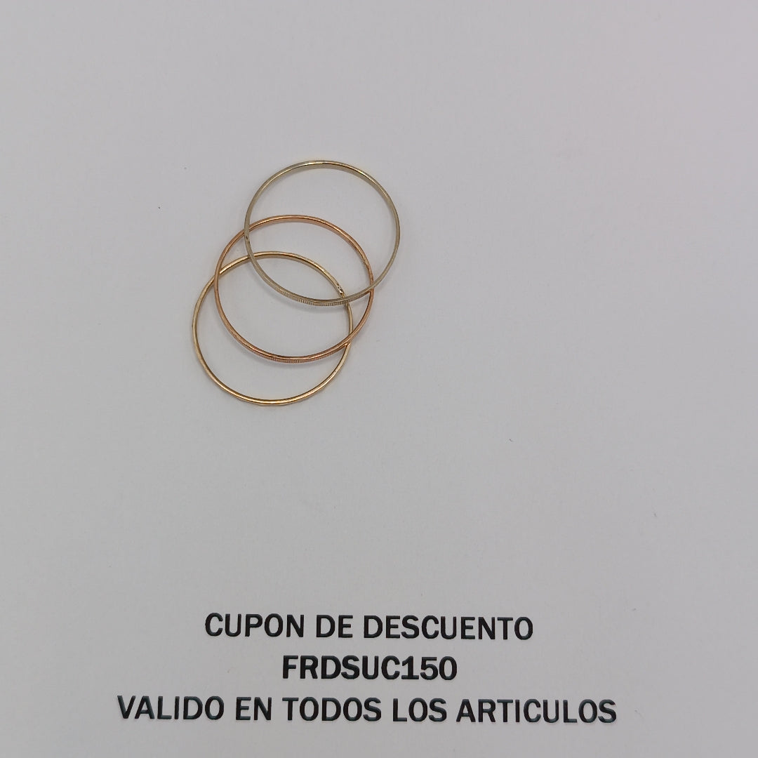 ANILLO ORO 10 K 1,20 GRMS (SEMINUEVO)