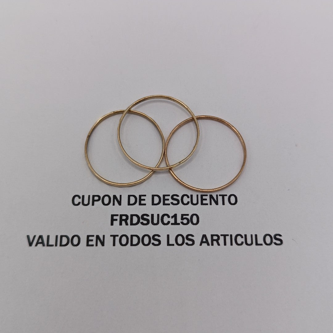 ANILLO ORO 14 K 1,20 GRMS (SEMINUEVO)