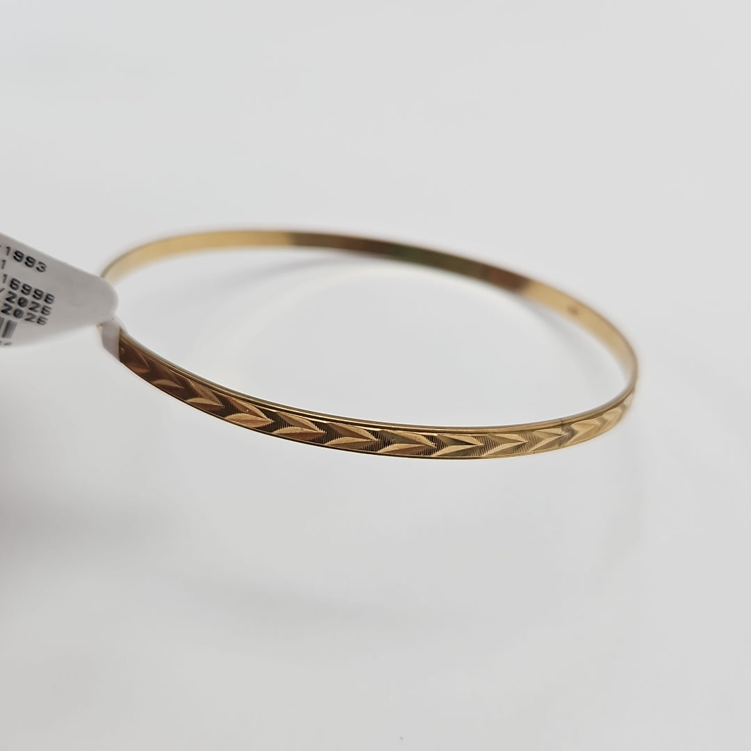 PULSERA RIGIDA ORO 14 K 7.2 GRMS (SEMINUEVO)