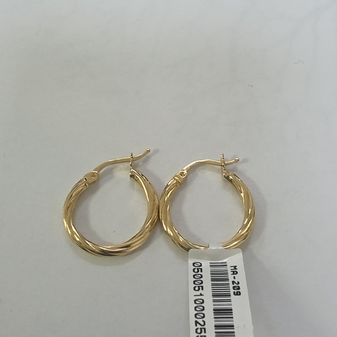 ARRACADAS ORO 14K 1.4 (NUEVO)