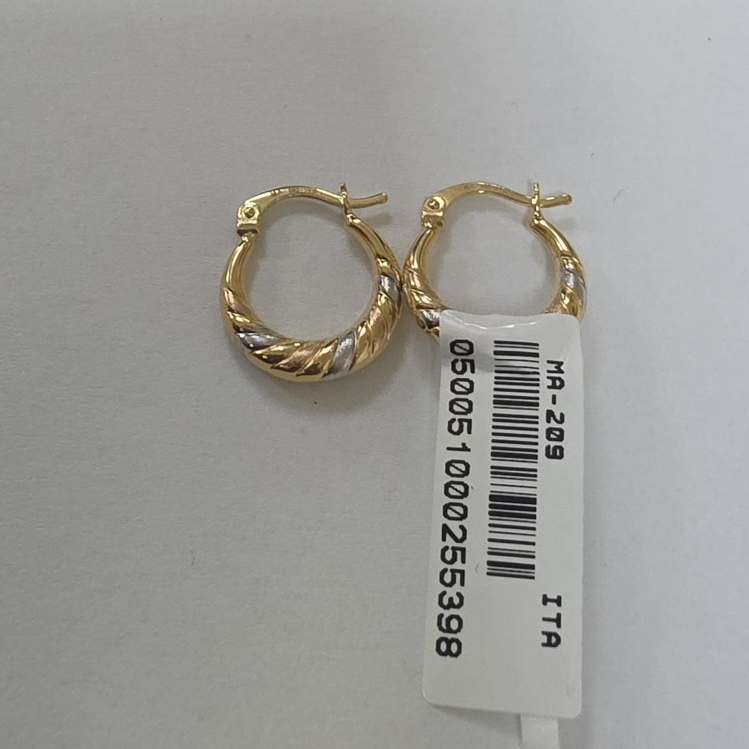 ARRACADAS ORO 14K 1.1 (NUEVO)