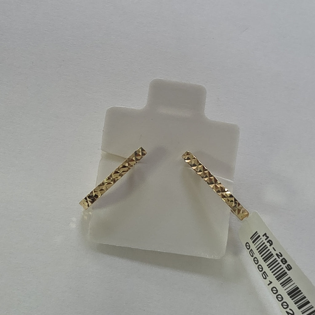 BROQUELES ORO 14K 1.5 (NUEVO)