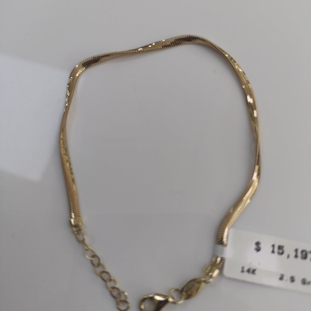 PULSERAS DAMA ORO 14K 2.5 (NUEVO)