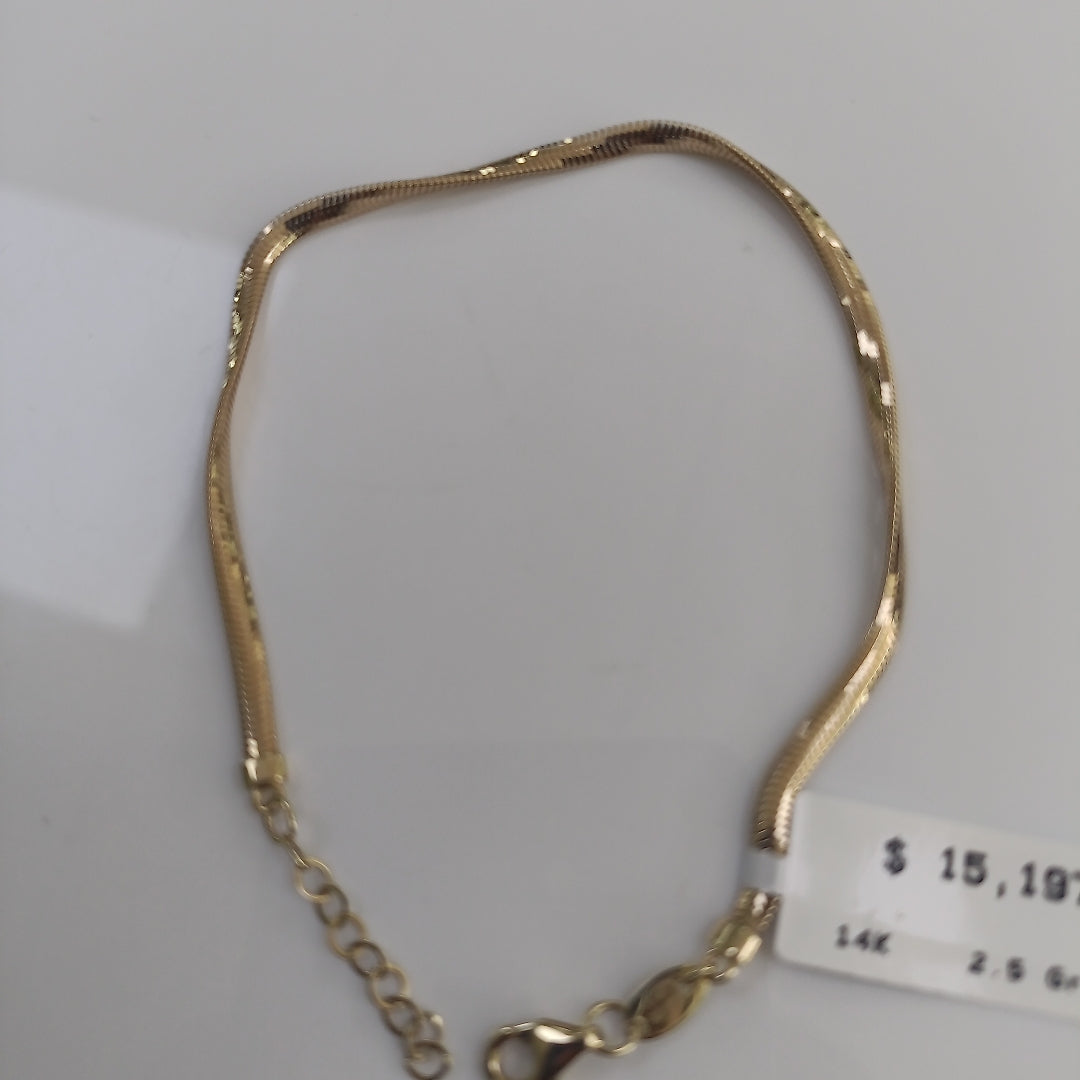PULSERAS DAMA ORO 14K 2.5 (NUEVO)