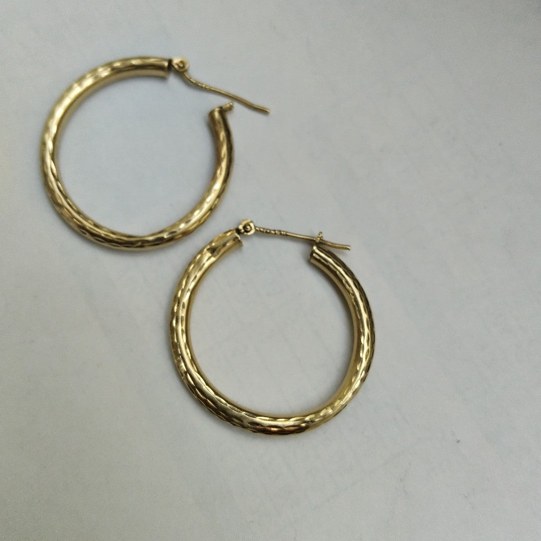 ARRACADAS PAR ORO 14 K 2,20 GRMS (SEMINUEVO)