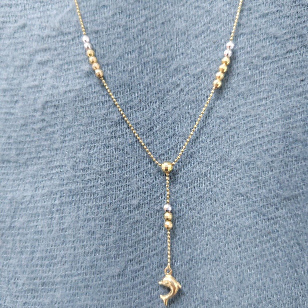 GARGANTILLA ORO COMBINADO 14 K 3,50 GRMS (SEMINUEVO)