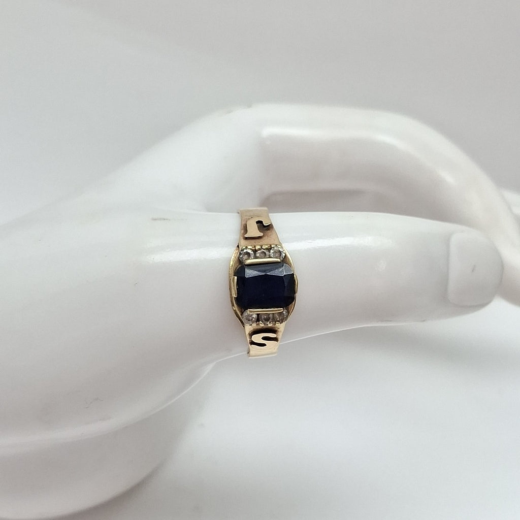 ANILLO ORO 10 K 3.3 GRMS (SEMINUEVO)