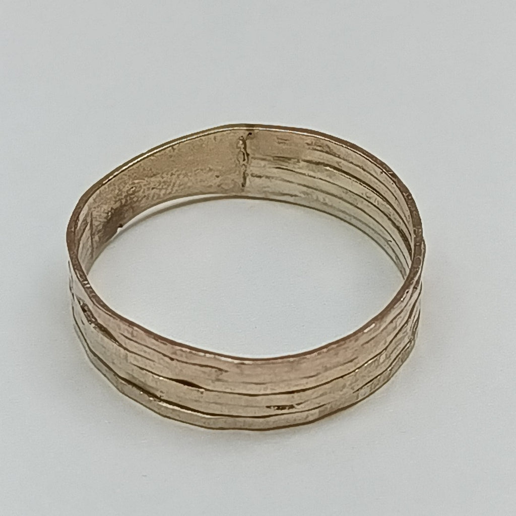 ANILLITO ORO COMBINADO 10 K 2,20 GRMS (SEMINUEVO)