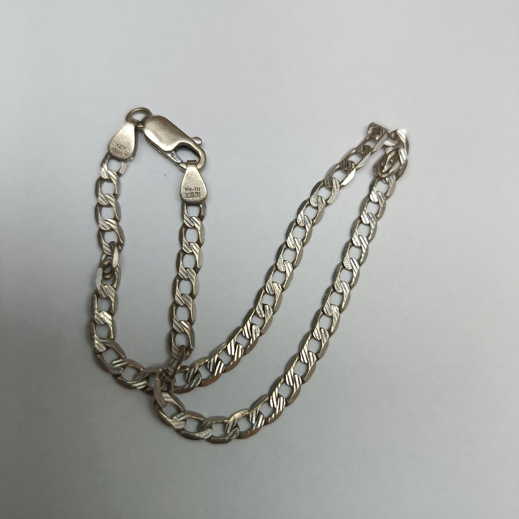 PULSERA ORO BLANCO 14 K 4,30 GRMS (SEMINUEVO)