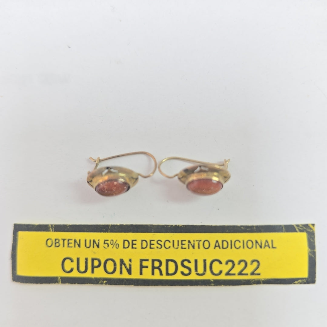 ARETES PAR ORO 8 K 1.3 GRMS (SEMINUEVO)
