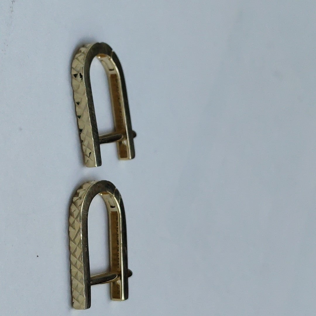 BROQUELES ORO 14K 1.5 (NUEVO)