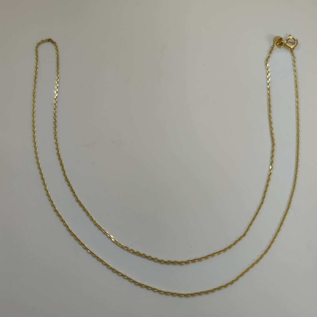 CADENA ORO 14 K 1,60 GRMS (SEMINUEVO)