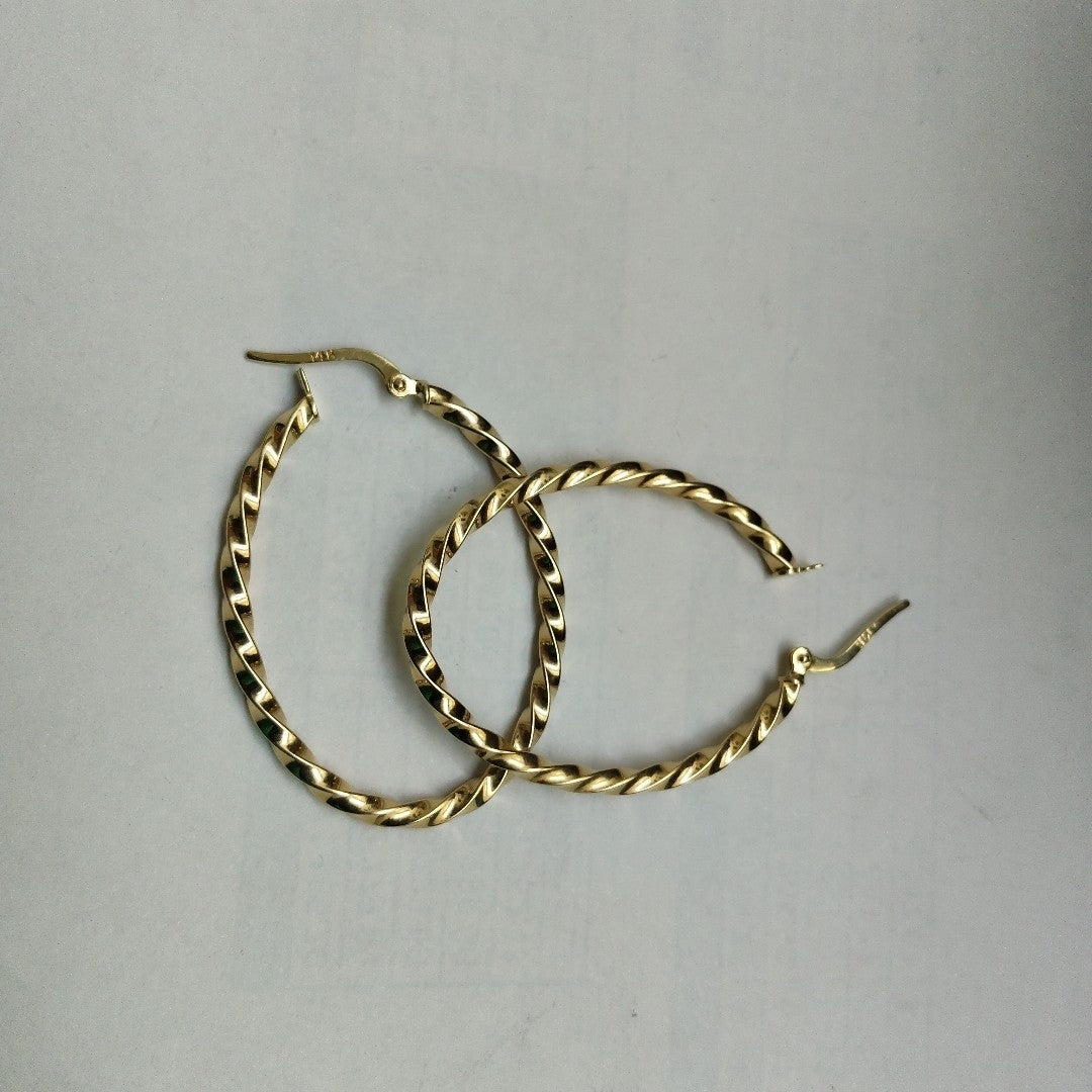 ARRACADAS ORO 14K 2 (NUEVO)