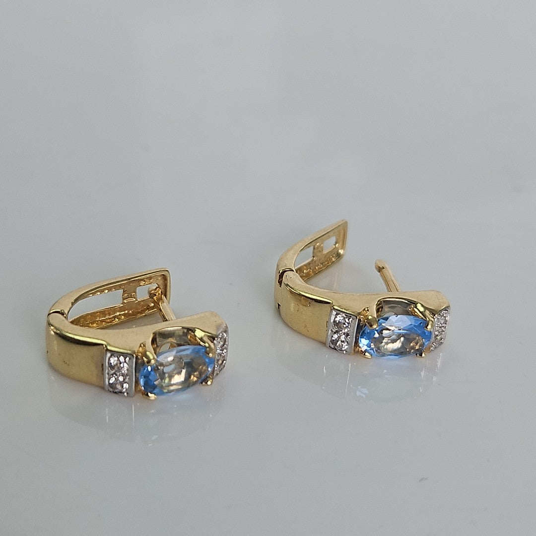 ARETES PAR ORO 14 K 5.6 GRMS (SEMINUEVO)