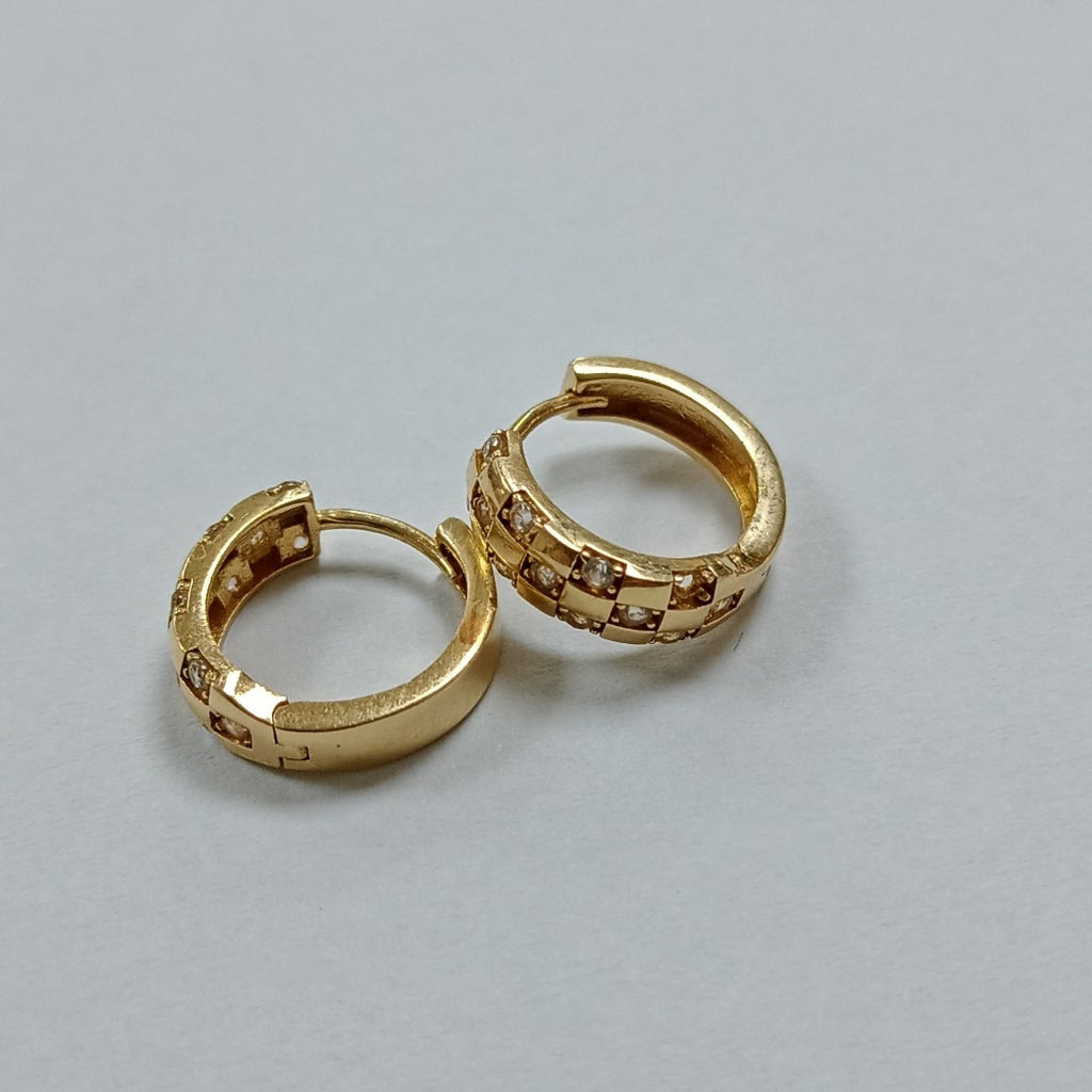 ARRACADAS PAR ORO 14 K 2,50 GRMS (SEMINUEVO)