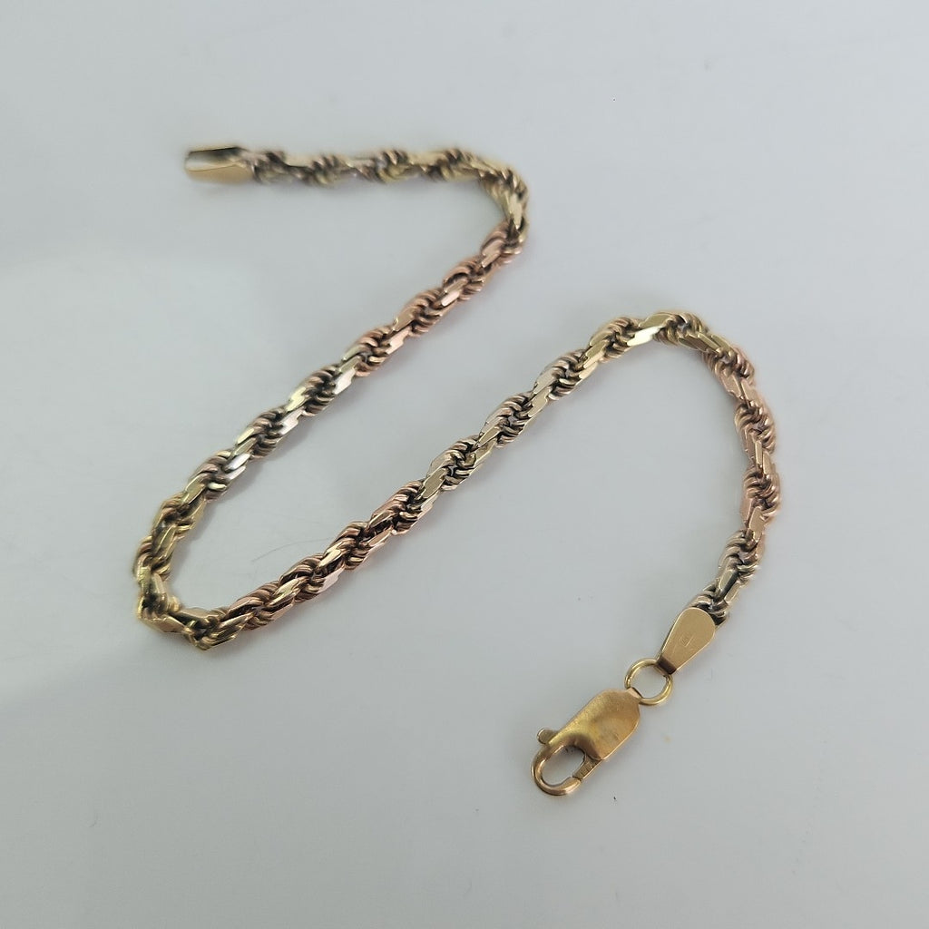 PULSERA ORO COMBINADO 14 K 8.1 GRMS (SEMINUEVO)