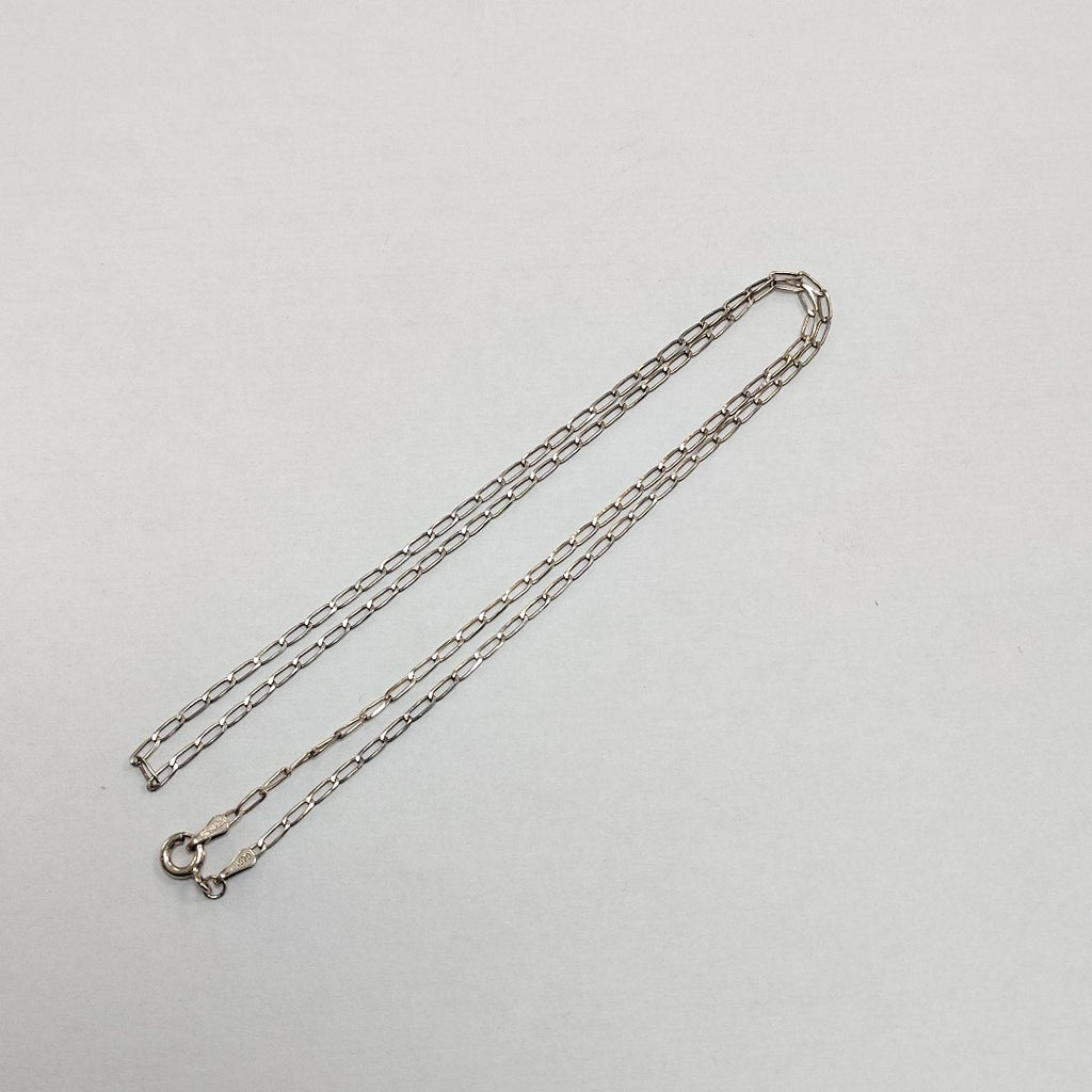 CADENA TEJIDO ESLABONES PLATA .925 50 CM 2.6 GR (NUEVO)