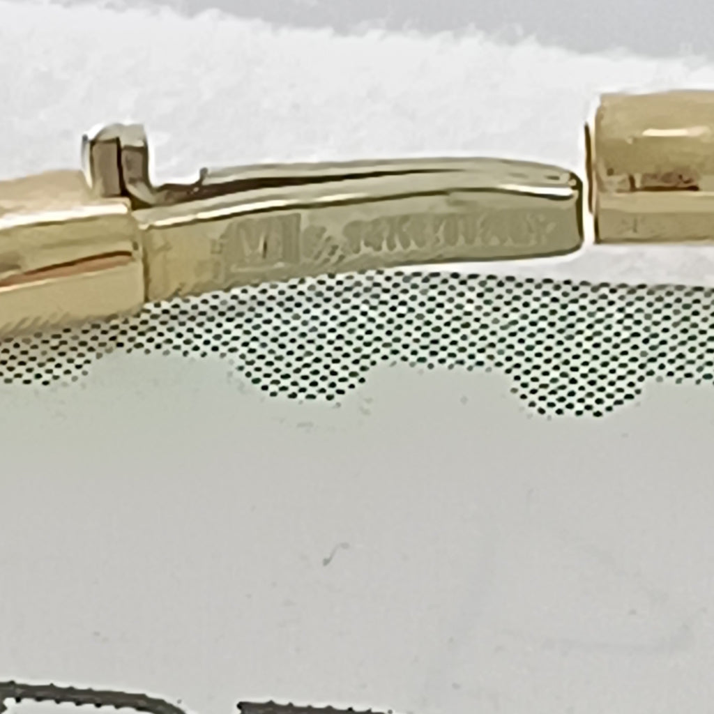 PULSERA RIGIDA ORO 14 K 5,60 GRMS (SEMINUEVO)