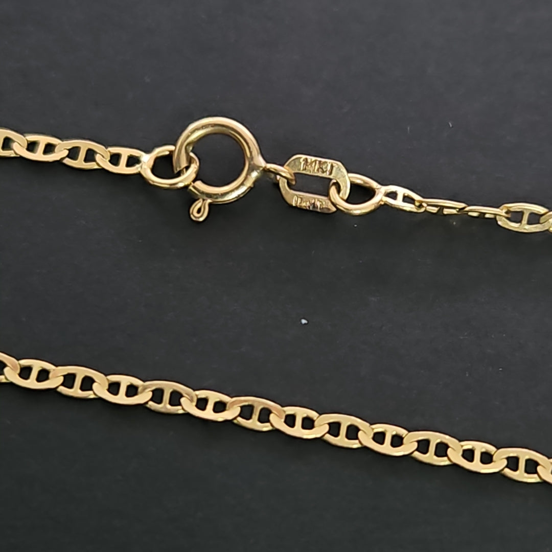 CADENA ORO 14 K 1.5 GRMS (SEMINUEVO)