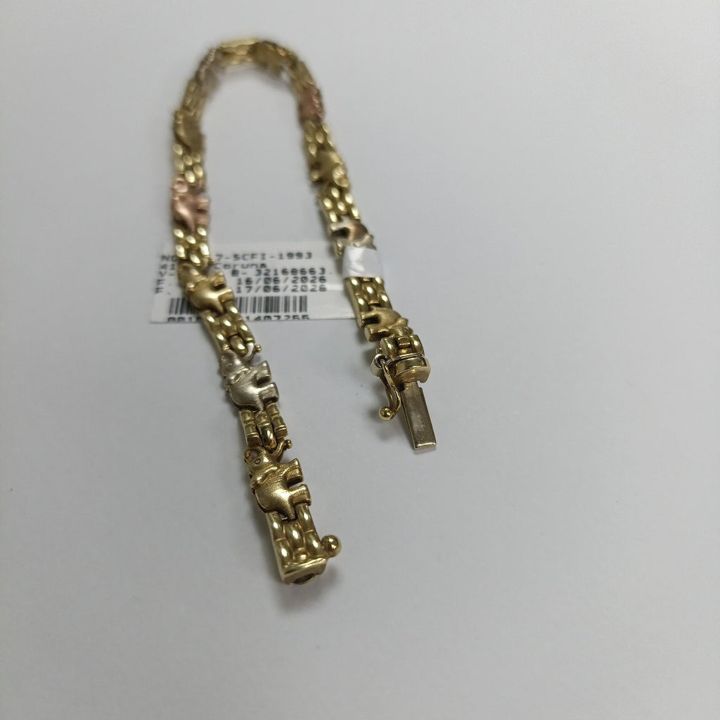PULSERA ORO,ORO COMBINADO 14 K 10,70 GRMS (SEMINUEVO)