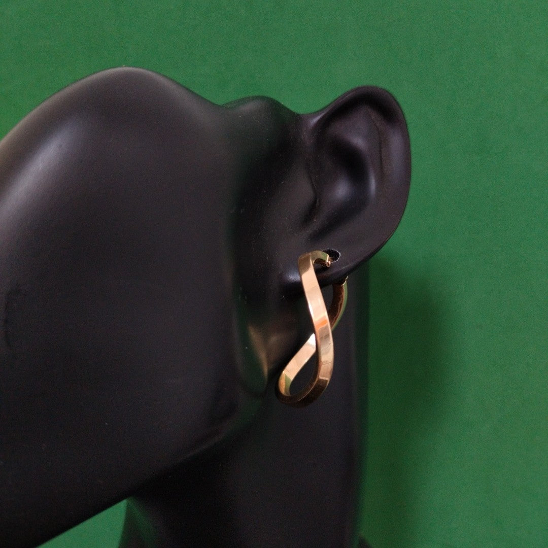 ARRACADAS PAR ORO 14 K 3 GRMS (SEMINUEVO)