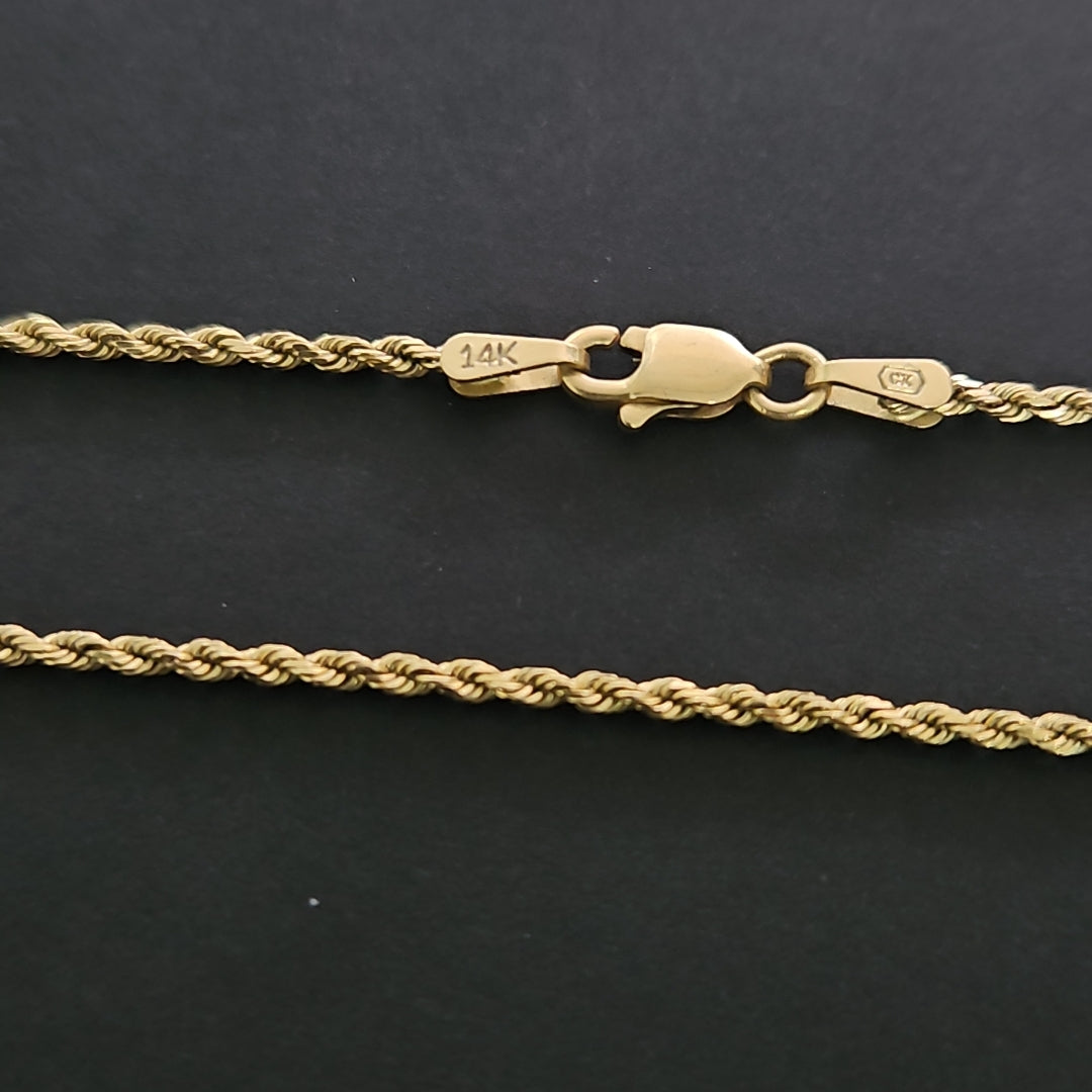 CADENA ORO 14 K 3.8 GRMS (SEMINUEVO)