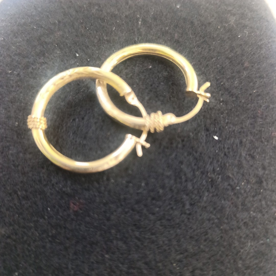 ARRACADAS PAR ORO 14 K 2.7 GRMS (SEMINUEVO)