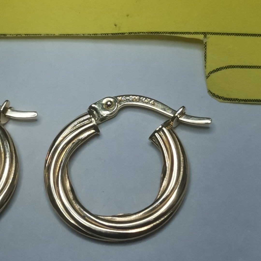 ARRACADAS ORO 14K 1.2 (NUEVO)