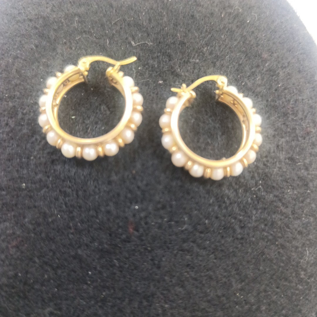 ARRACADAS PAR ORO 14 K 5.4 GRMS (SEMINUEVO)
