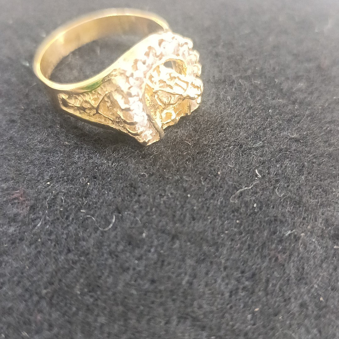 ANILLO ORO 14 K 6 GRMS (SEMINUEVO)
