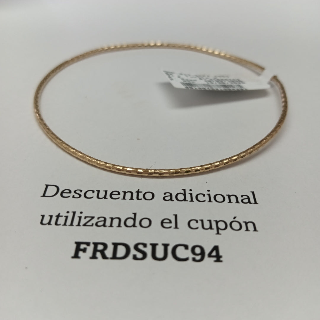 PULSERA RIGIDA ORO 14 K 2.2 GRMS (SEMINUEVO)