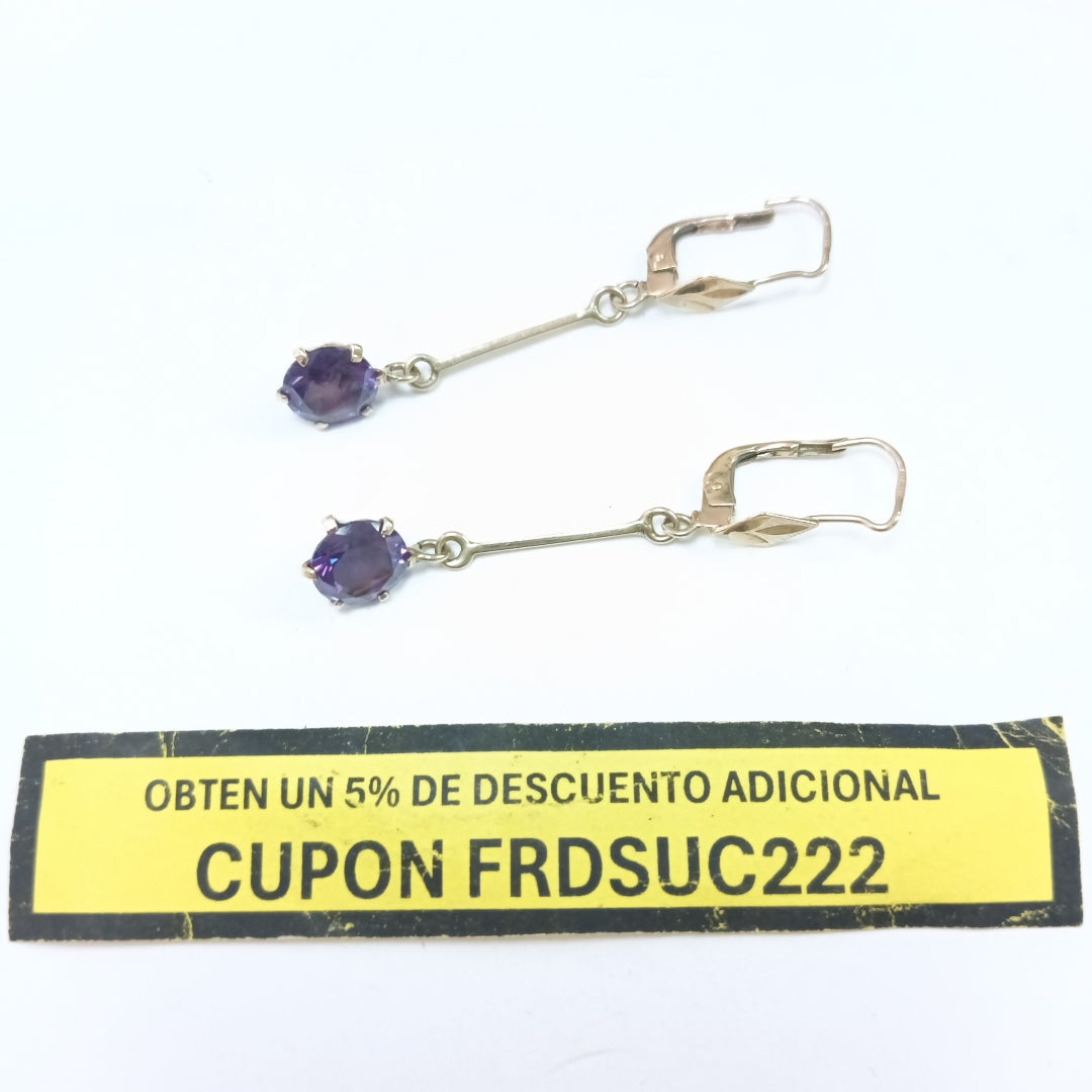 ARETES PAR ORO 10 K 2.3 GRMS (SEMINUEVO)