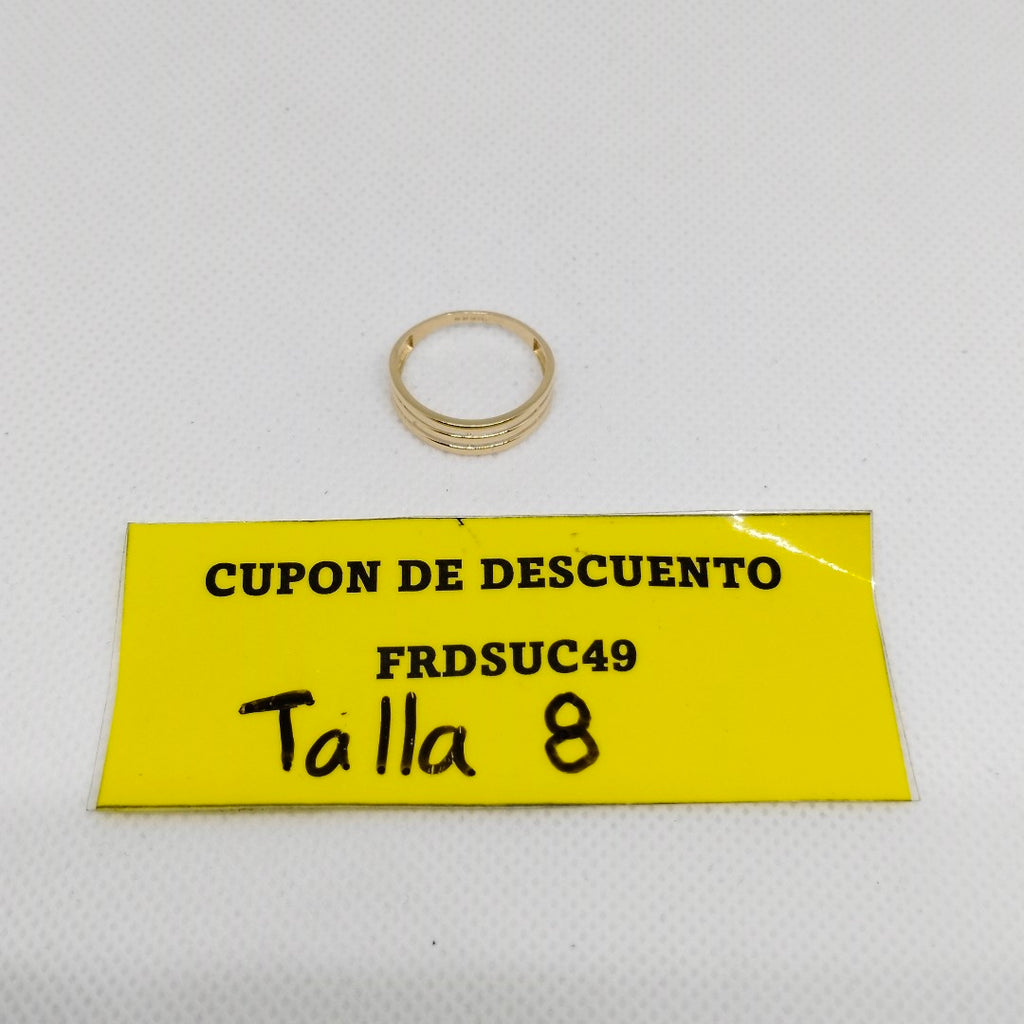 ANILLOS DAMA ORO 14K 1.8 (NUEVO)