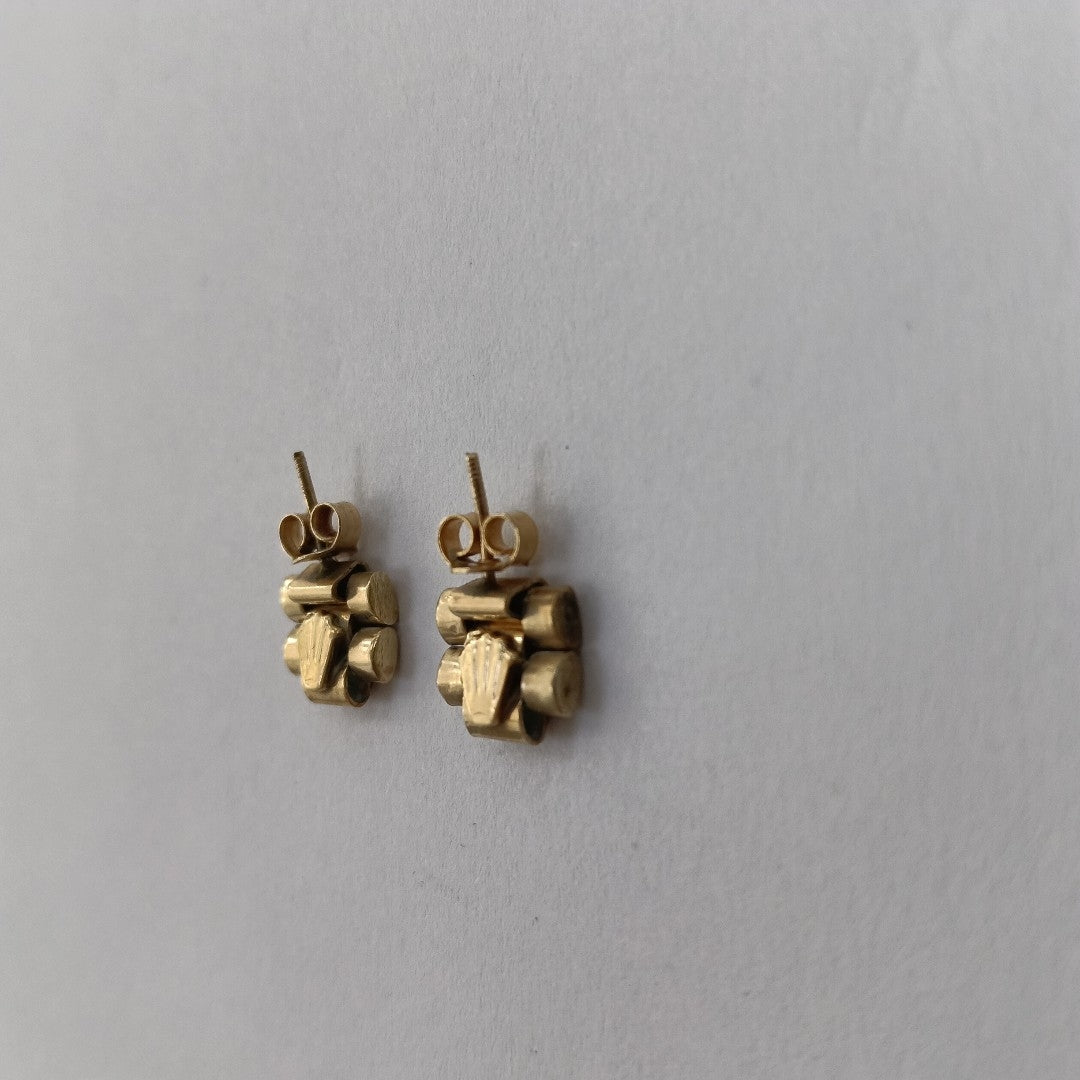 BROQUELES PAR ORO 14 K 3.5 GRMS (SEMINUEVO)