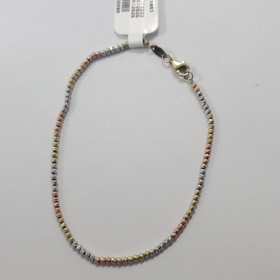 PULSERA ORO COMBINADO 10 K 2.7 GRMS (SEMINUEVO)