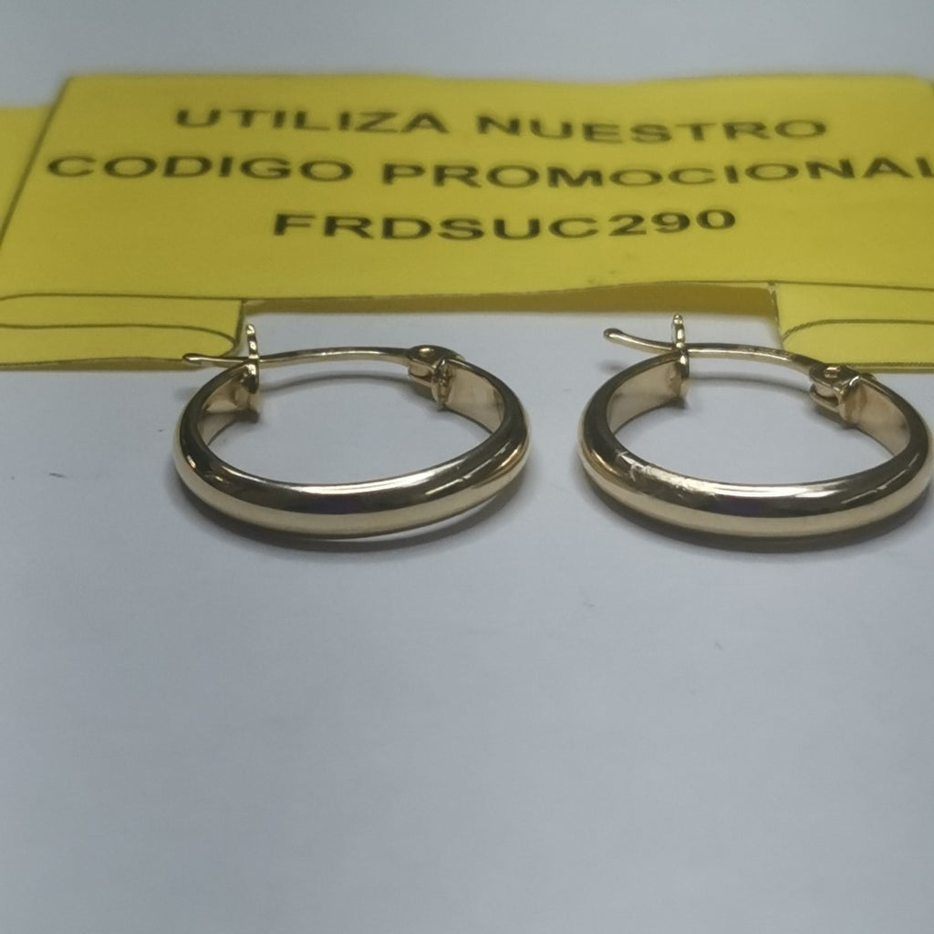 ARRACADAS ORO 14K 1.5 (NUEVO)