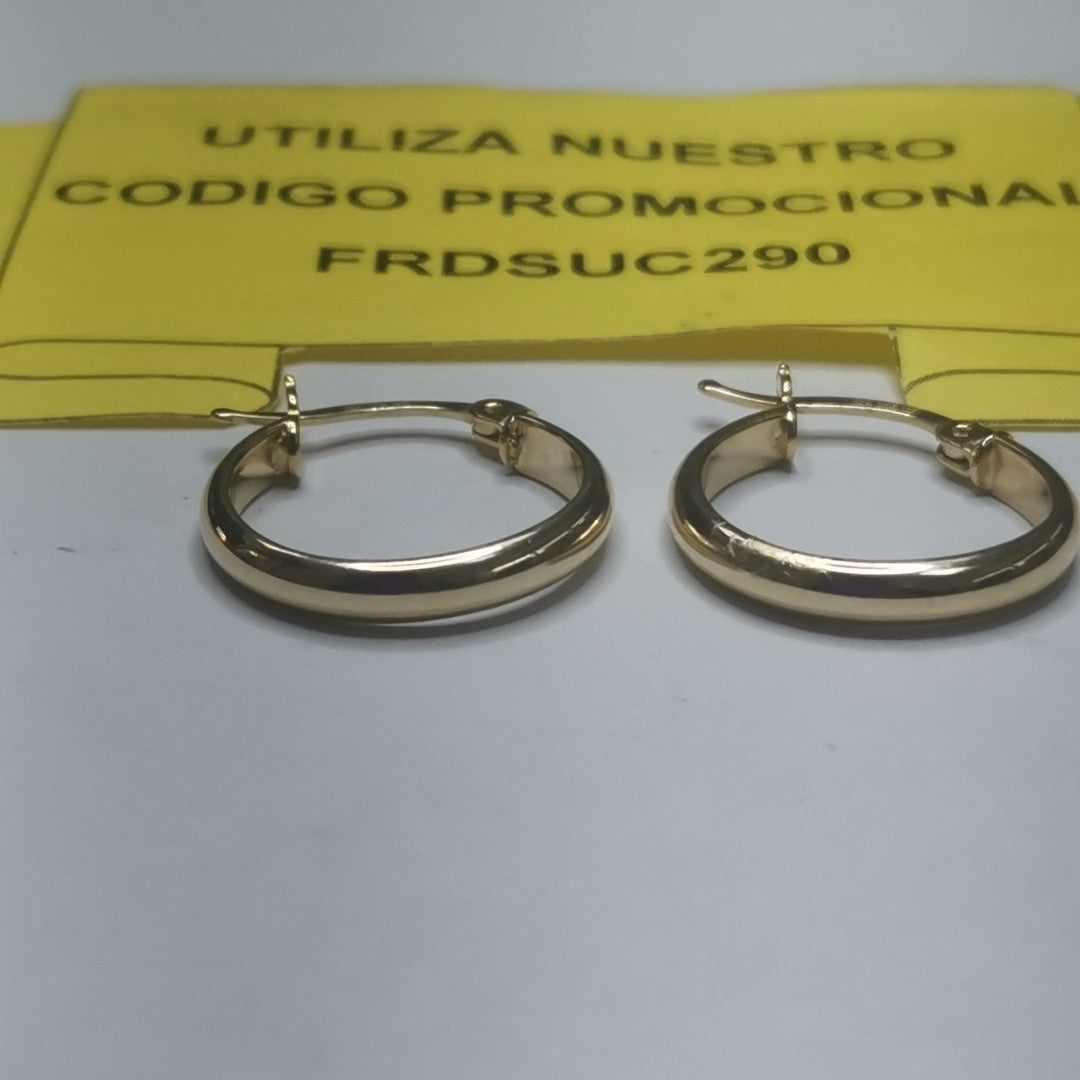 ARRACADAS ORO 14K 1.5 (NUEVO)