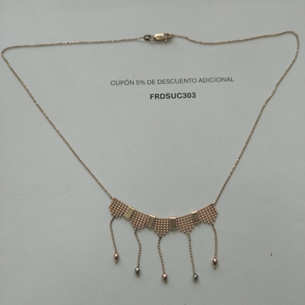 COLLAR ORO 10 K 4.4 GRMS (SEMINUEVO)