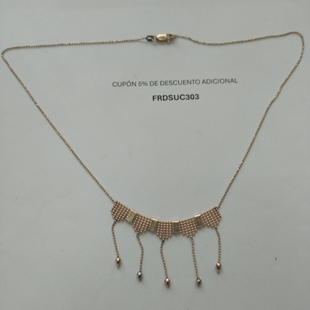 COLLAR ORO 10 K 4.4 GRMS (SEMINUEVO)