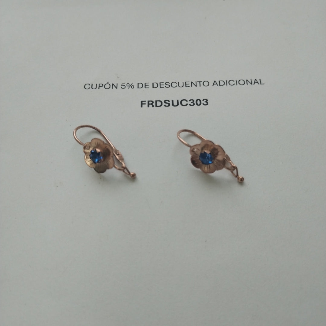 ARETES PAR ORO 8 K 2,10 GRMS (SEMINUEVO)