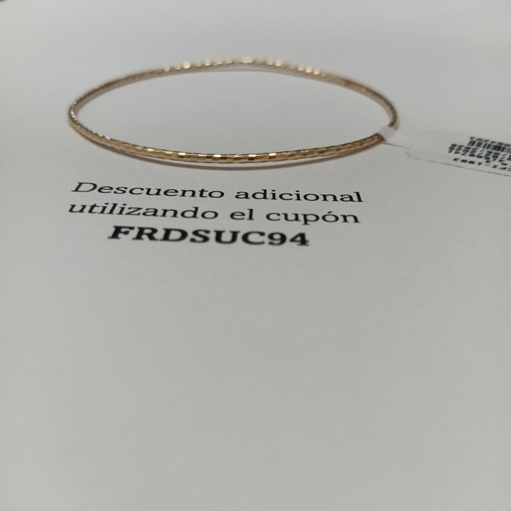 PULSERA RIGIDA ORO 14 K 2.2 GRMS (SEMINUEVO)