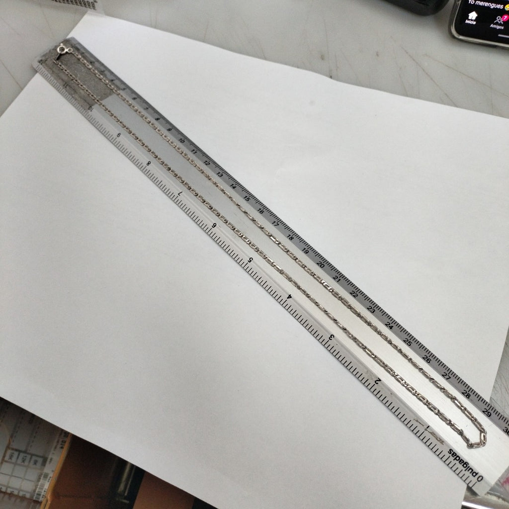 CADENA PLATA 6.6 GRMS (SEMINUEVO)