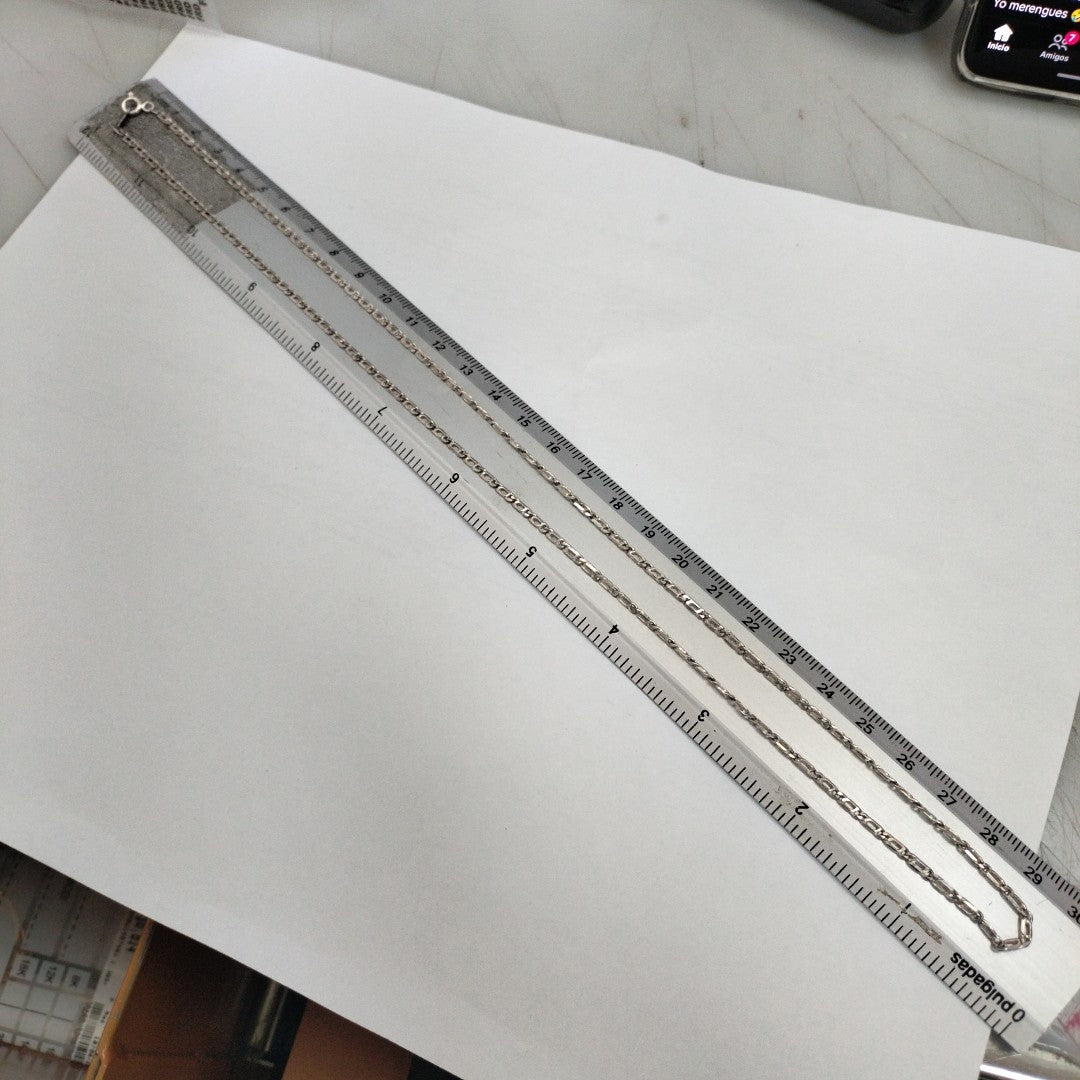 CADENA PLATA 6.6 GRMS (SEMINUEVO)