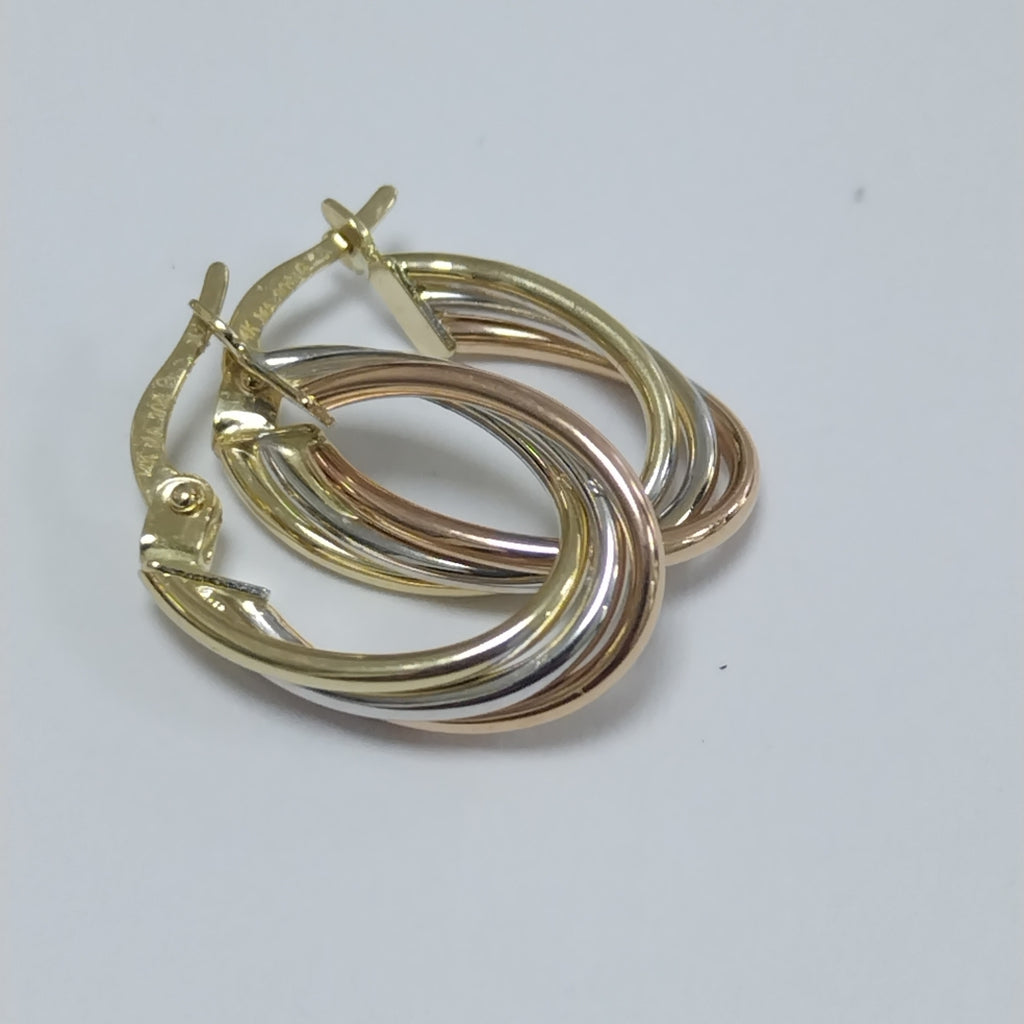 ARRACADAS ORO 14K 1.5 (NUEVO)