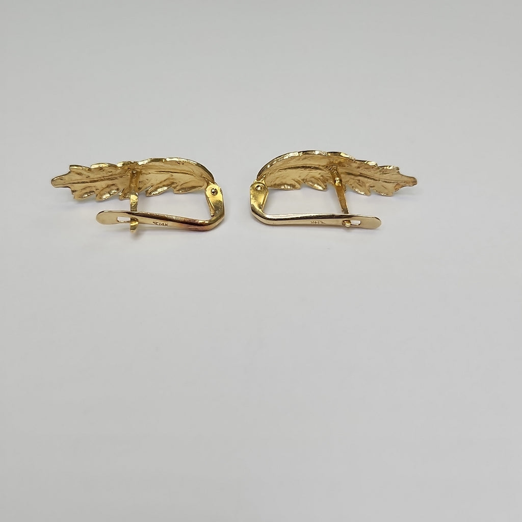 ARETES PAR ORO 14 K 3,20 GRMS (SEMINUEVO)