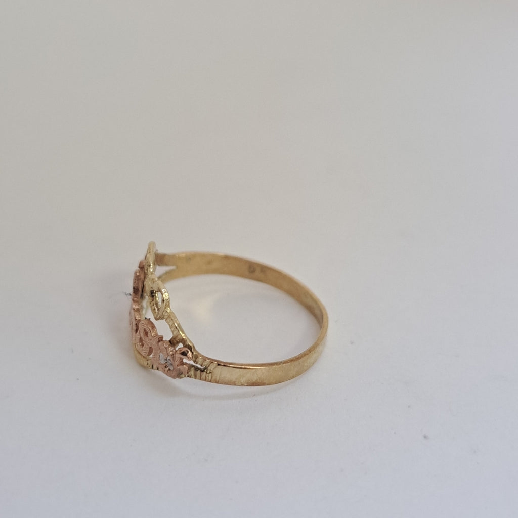 ANILLITO ORO, ORO COMBINADO 10 K 1.4 GRMS (SEMINUEVO)